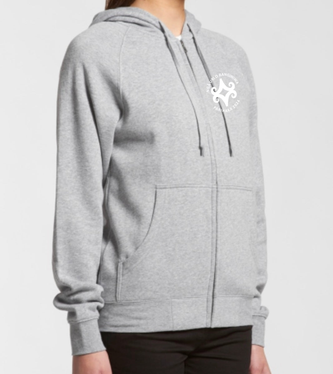 RANGINIWA - WOMENS ZIPPED HOODY